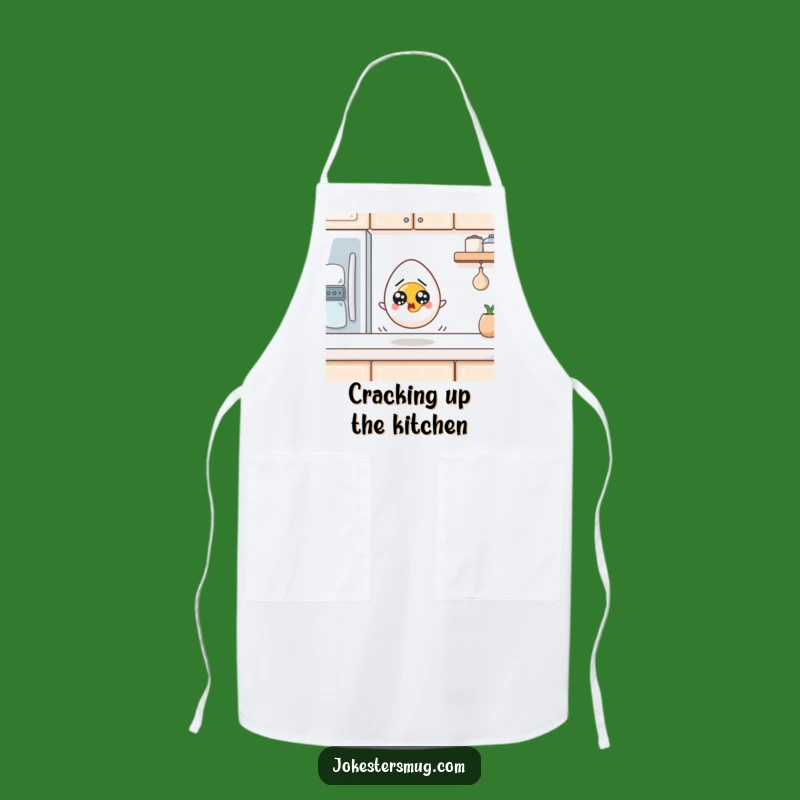 Funny Egg Apron: Kitchen Escape Humor, Cooking and Funny Gift