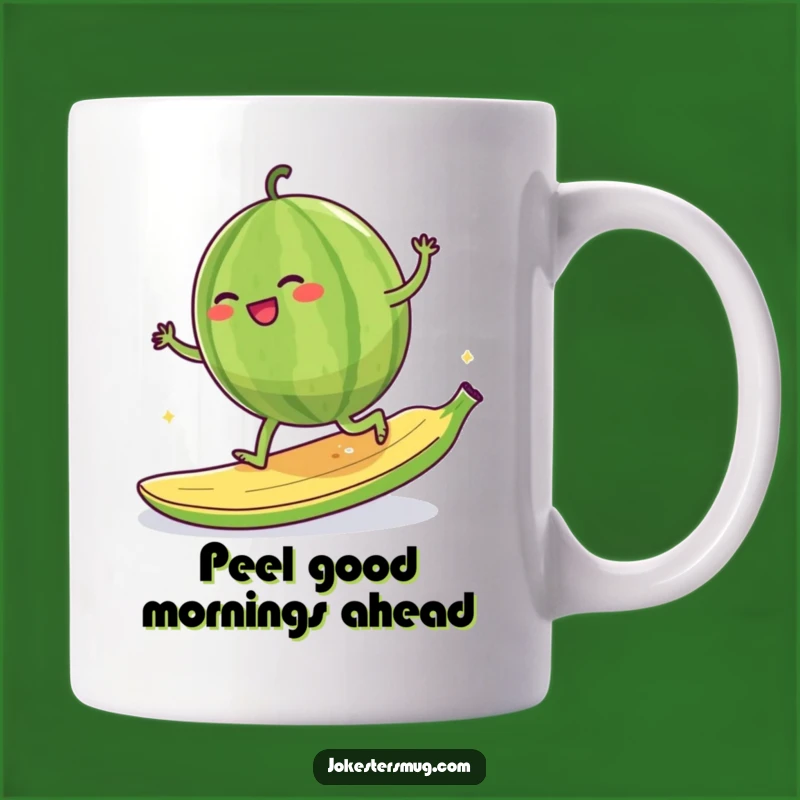 Funny Watermelon Moonwalk Mug: Giggling Fruit Fun, The Ultimate Funny Gift