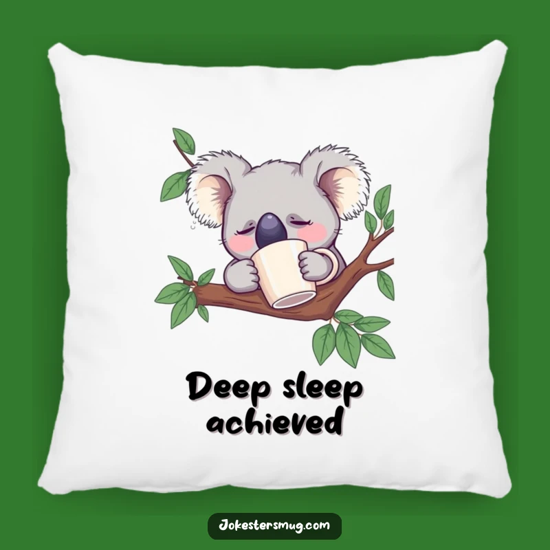 Funny Sleeping Koala Pillow: Cuddle Up with Comfy Charm Gift