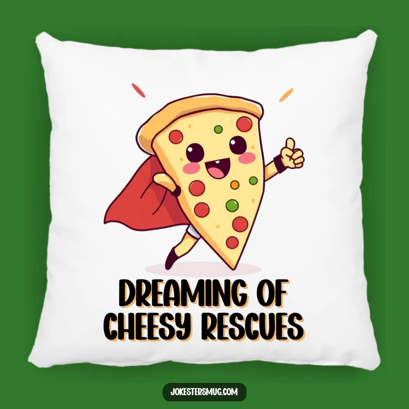 Funny Pizza Pillow: Cozy Up With A Heroic Slice - Comforting Funny Gift!