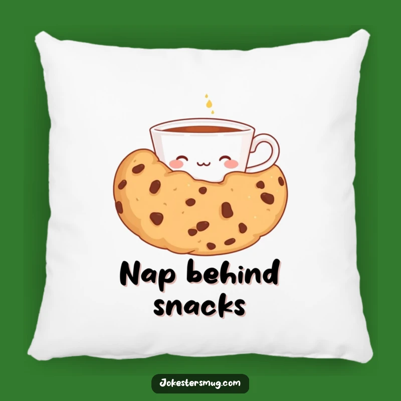 Funny Shy Teacup Pillow: Cozy Cushion for Sweet Treat Fans
