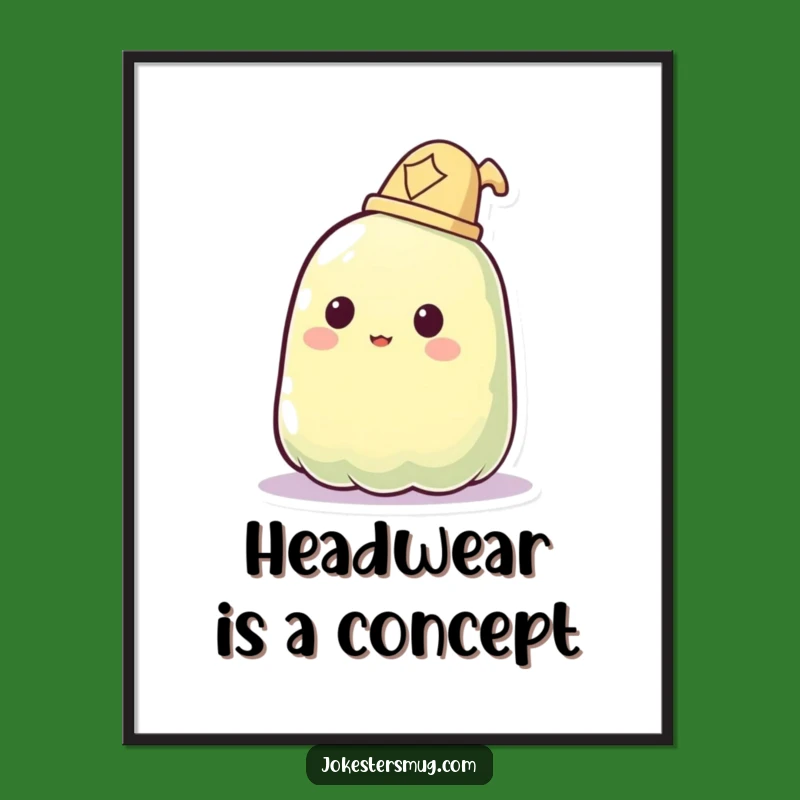 Funny Jelly Hat Fail Digital Art: Instant Laughs for Your Walls