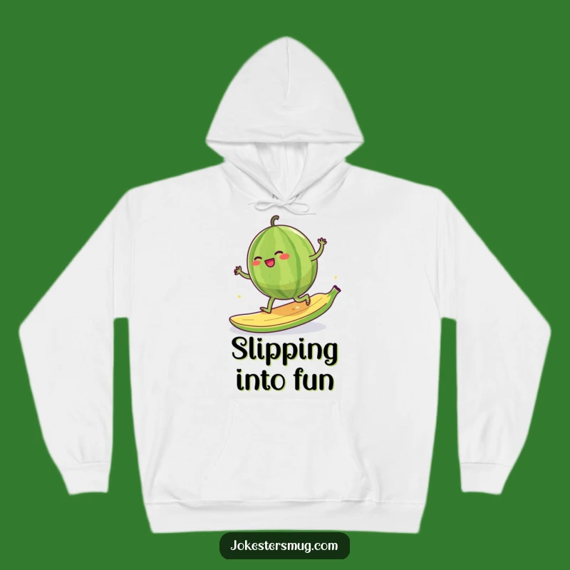 Cozy Funny Watermelon Moonwalk Hoodie: Giggling Fruit Comfort, The Best Funny Gift