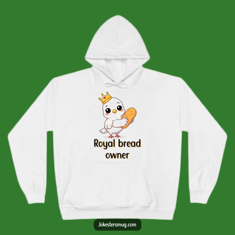 Funny Pigeon King Hoodie: Cozy Comfort with a Royal Bird Design