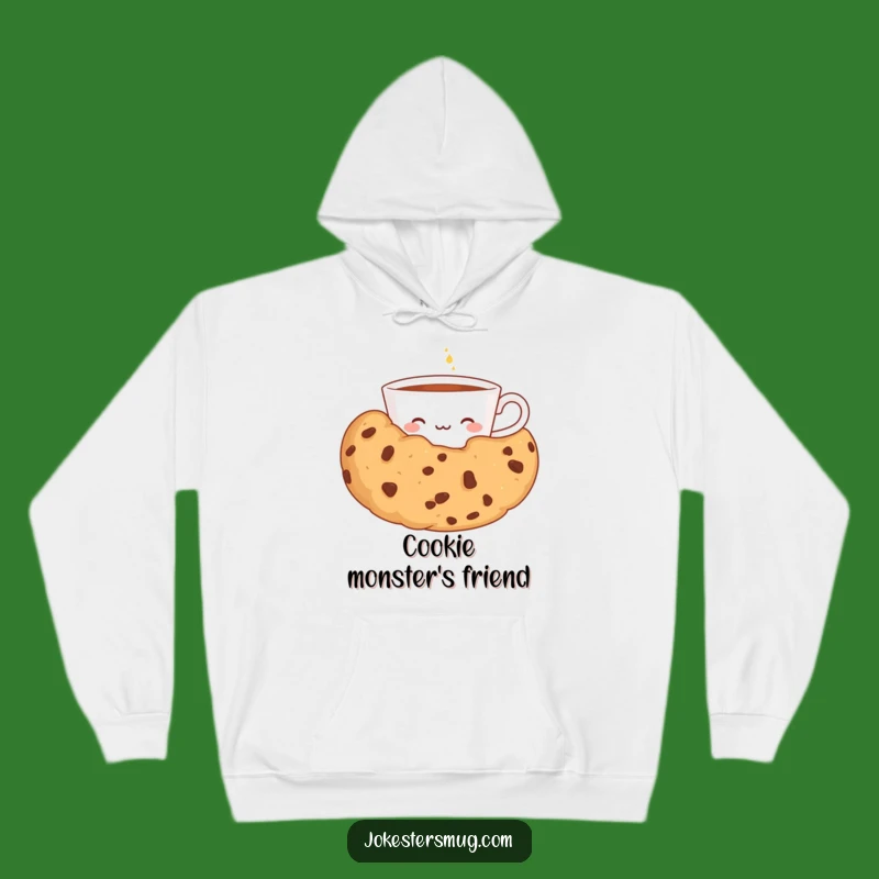 Funny Shy Teacup Hoodie: Cozy Dessert Wear for Sweet Comfort