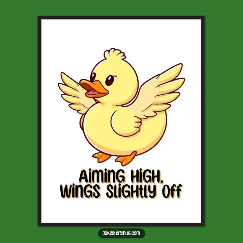 Free Printable Wall Art: Funny Flying Duck, Hilarious Downloadable Decor for Bathroom Bliss