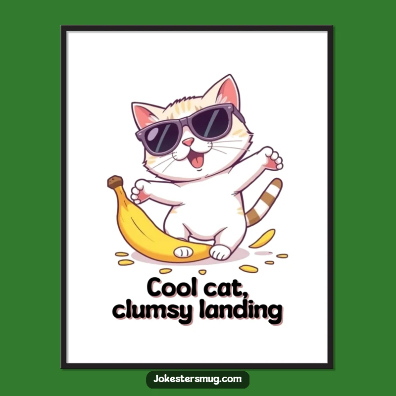 Free Printable Cat Wall Art - Comical Trip Downloadable Decor!