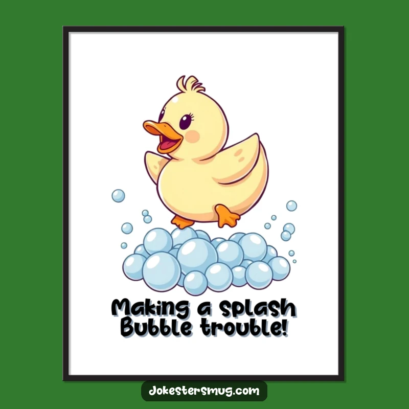 Free Printable Funny Rubber Ducky Wall Art - Whimsical Downloadable Art!