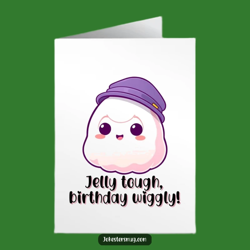 Free Printable Jelly Hat Birthday Card - Funny Downloadable Gift for Goofy Friends