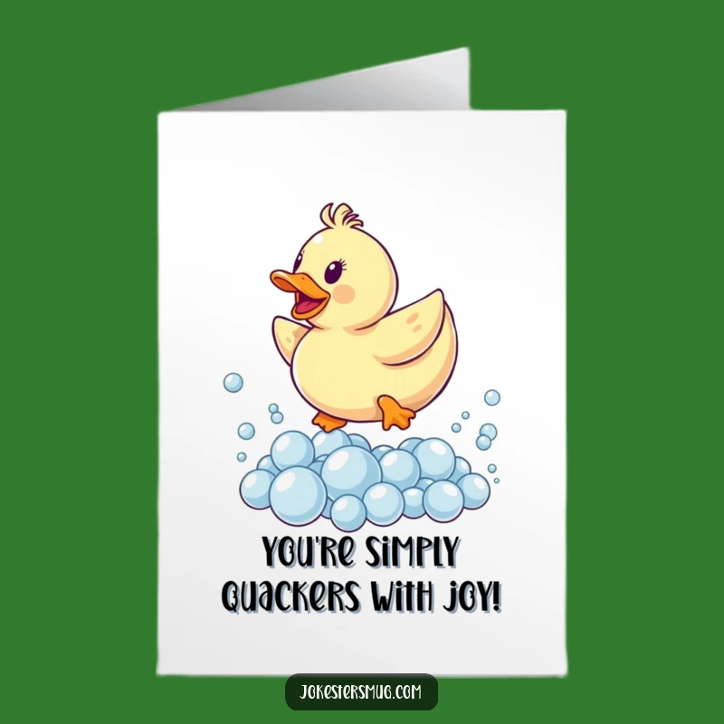 Free Printable Ducky Congrats Card - Fun Downloadable Celebration!