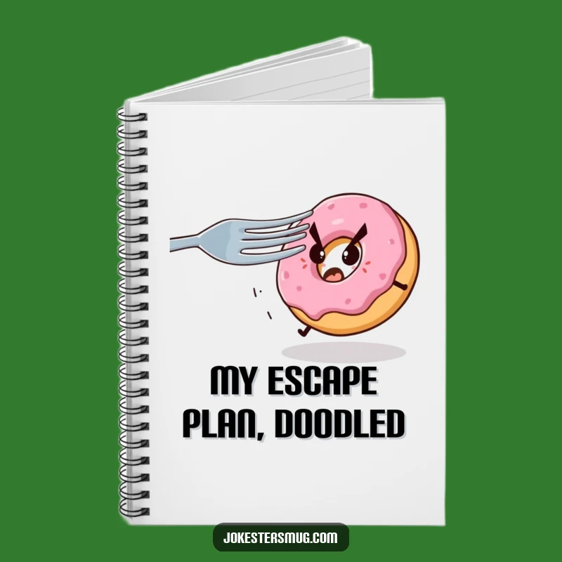 Funny Donut Diary Notebook: Jot Down Your Fears With A Scared Donut - A Perfect Funny Gift!