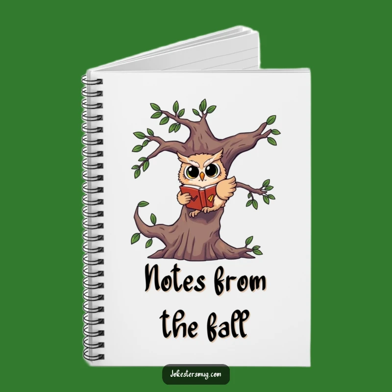 Funny Owl Book Notebook: Jot Down Literary Thoughts, Humorous Journal