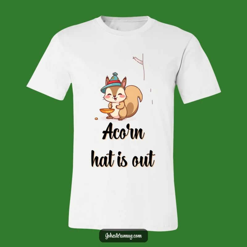 Funny Squirrel Bird Feeder T-Shirt: Woodland Hijinks Tee Gift