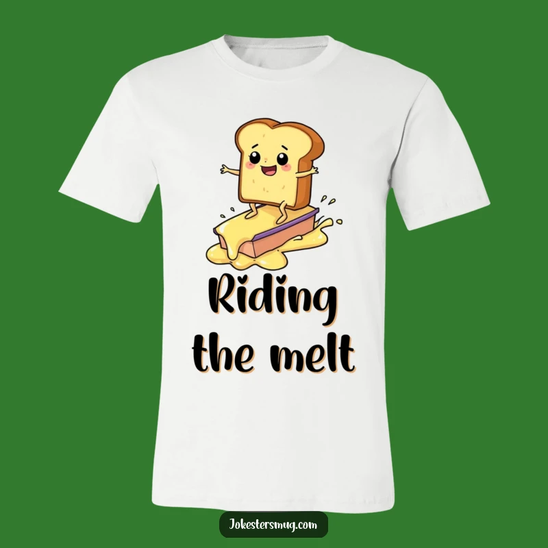 Funny Toast Surfer T-Shirt: Ride the Wave of Humor with This Tee