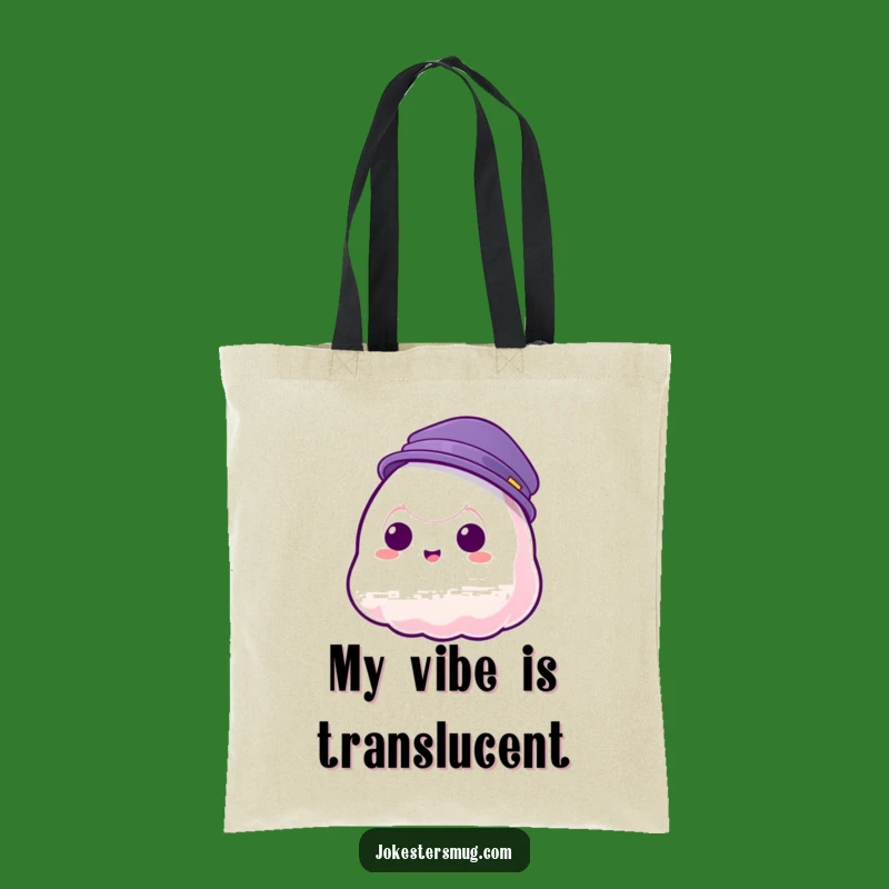 Funny Jelly Blob Hat Tote Bag - Carry Your Humor Anywhere